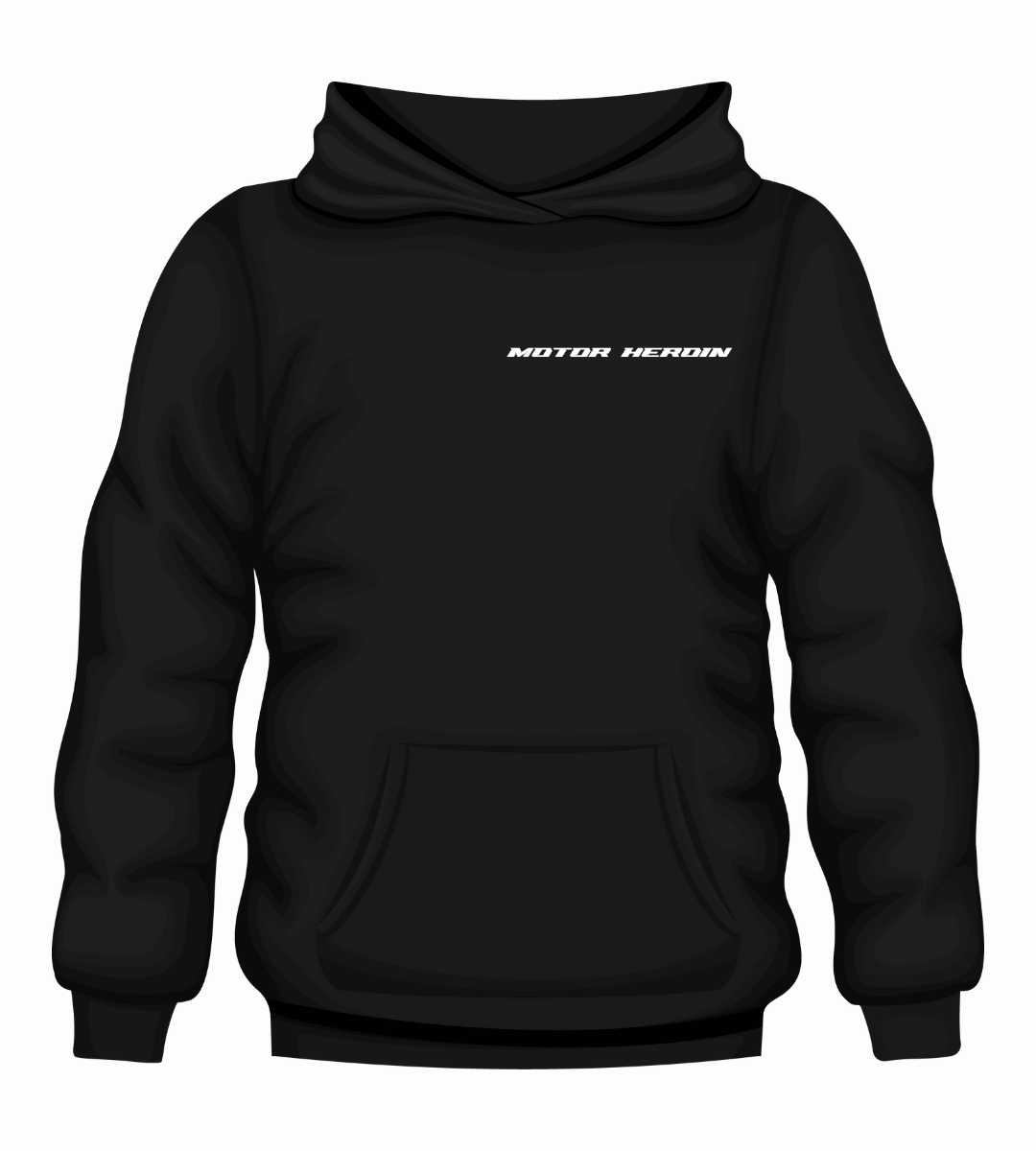 Hoodie Oversize – Motor Heroin "Tune till Death"