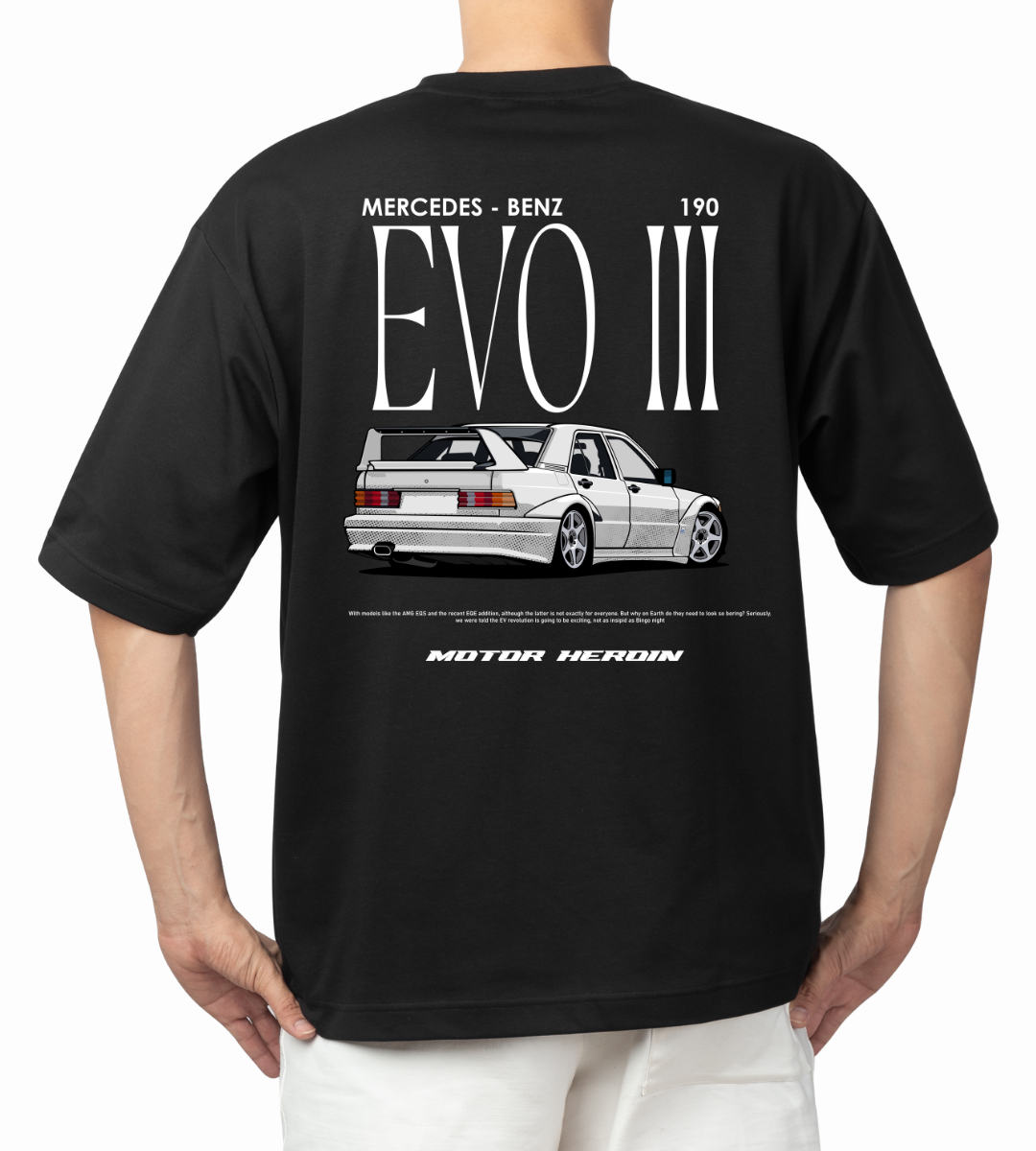 T-Shirt Übergröße Motor Heroin 190 EVO 3