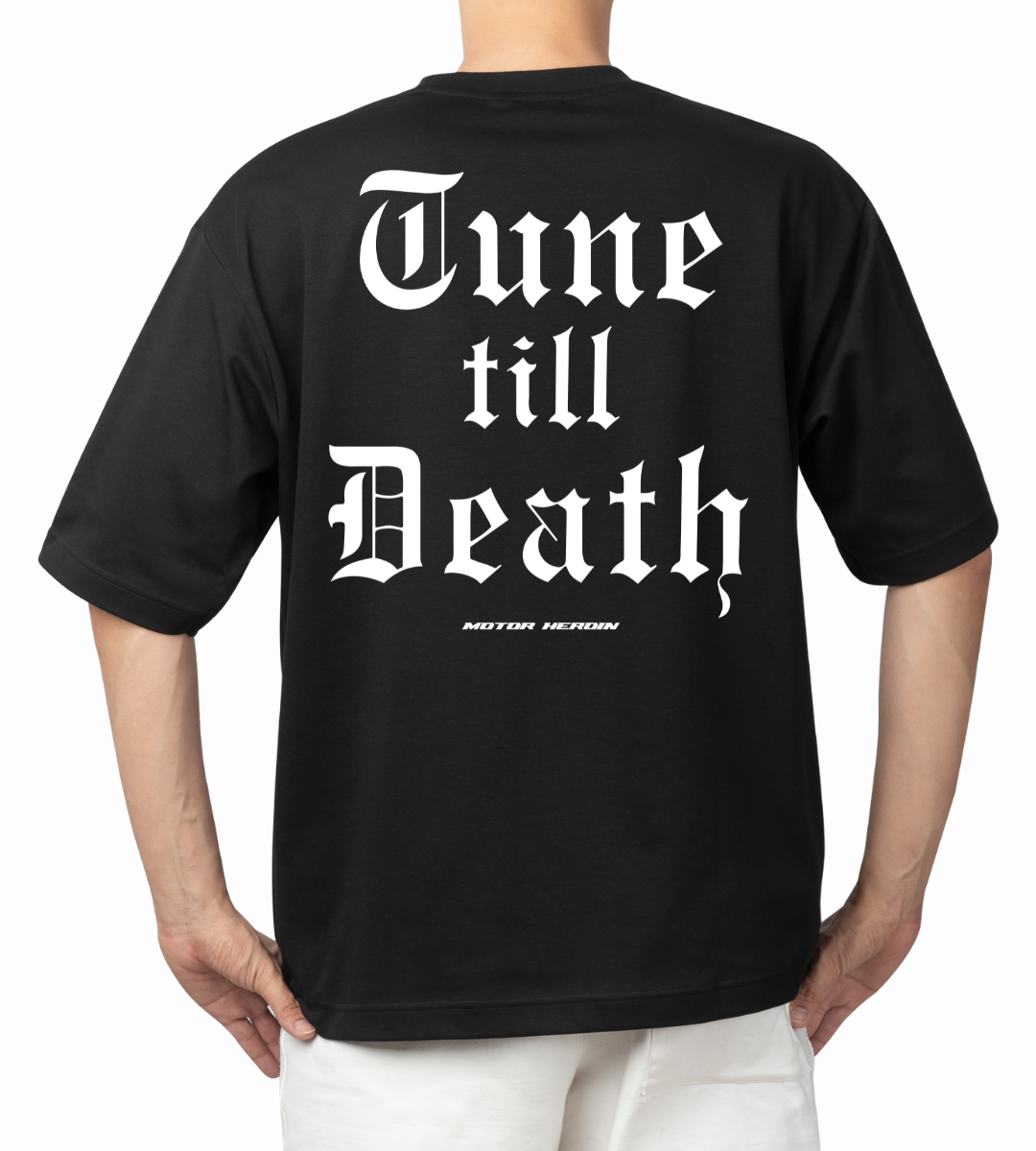 T-Shirt Übergröße Motor Heroin Melodie bis zum Tod