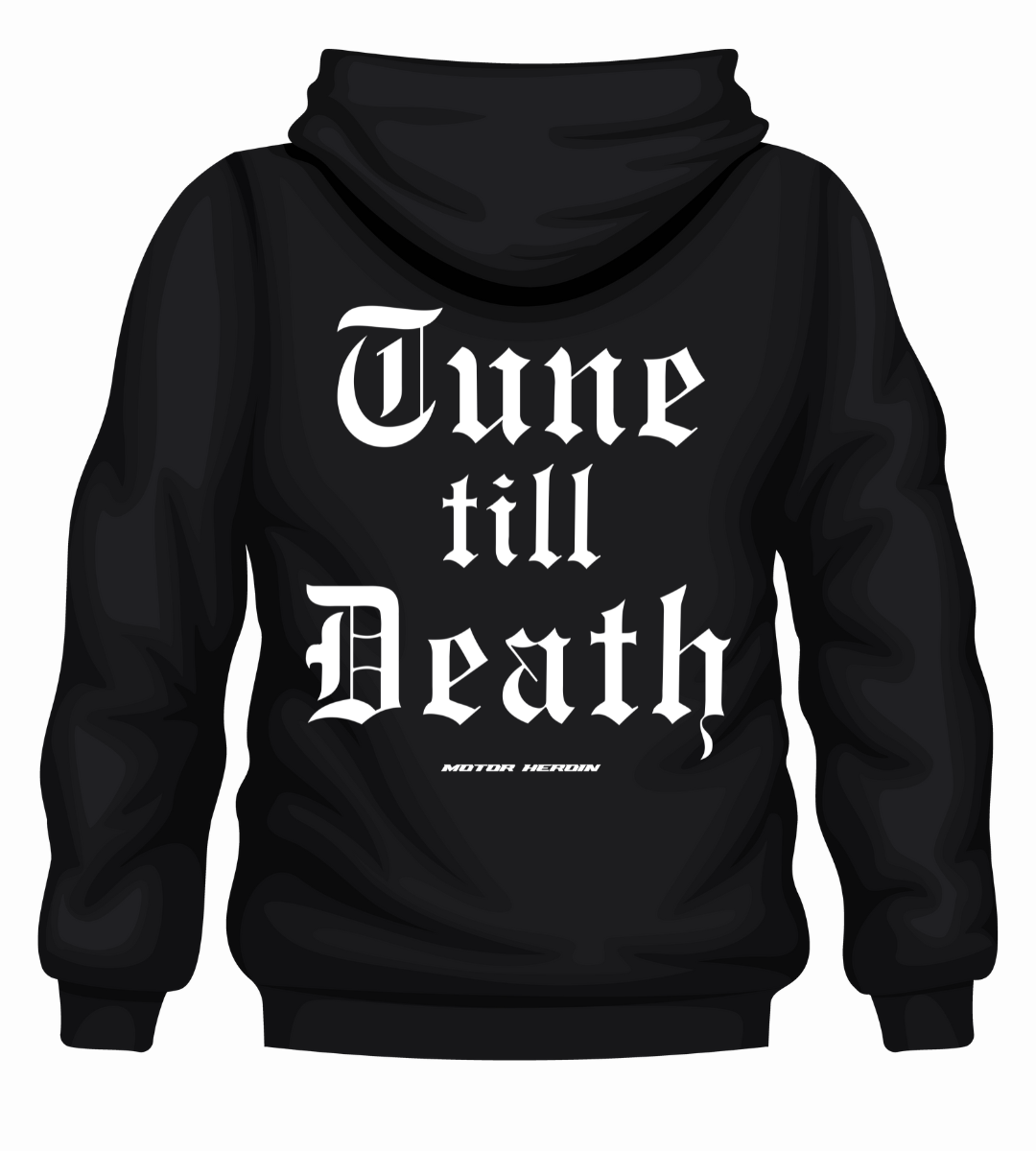 Kapuzenpullover Oversize Motor Heroin Melodie bis zum Tod